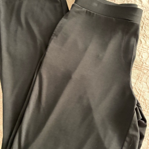 Susan Graver XS black pull up Trousers stretchy 29 x 22 ankle pants buttons‎ - Picture 5 of 5